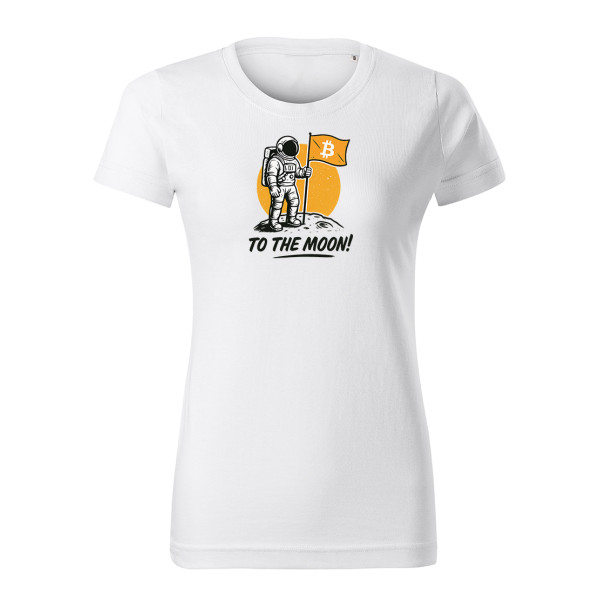 White women T- Shirt To The Moon