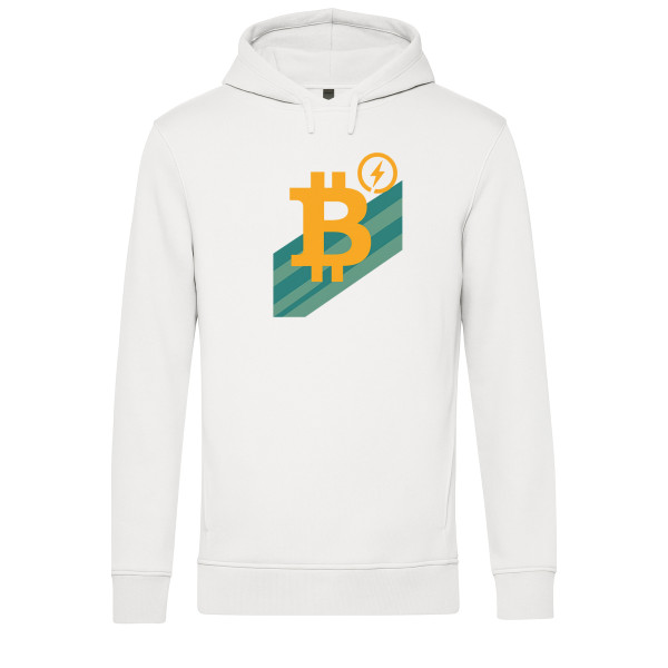 Biela Mikina Bitcoin power