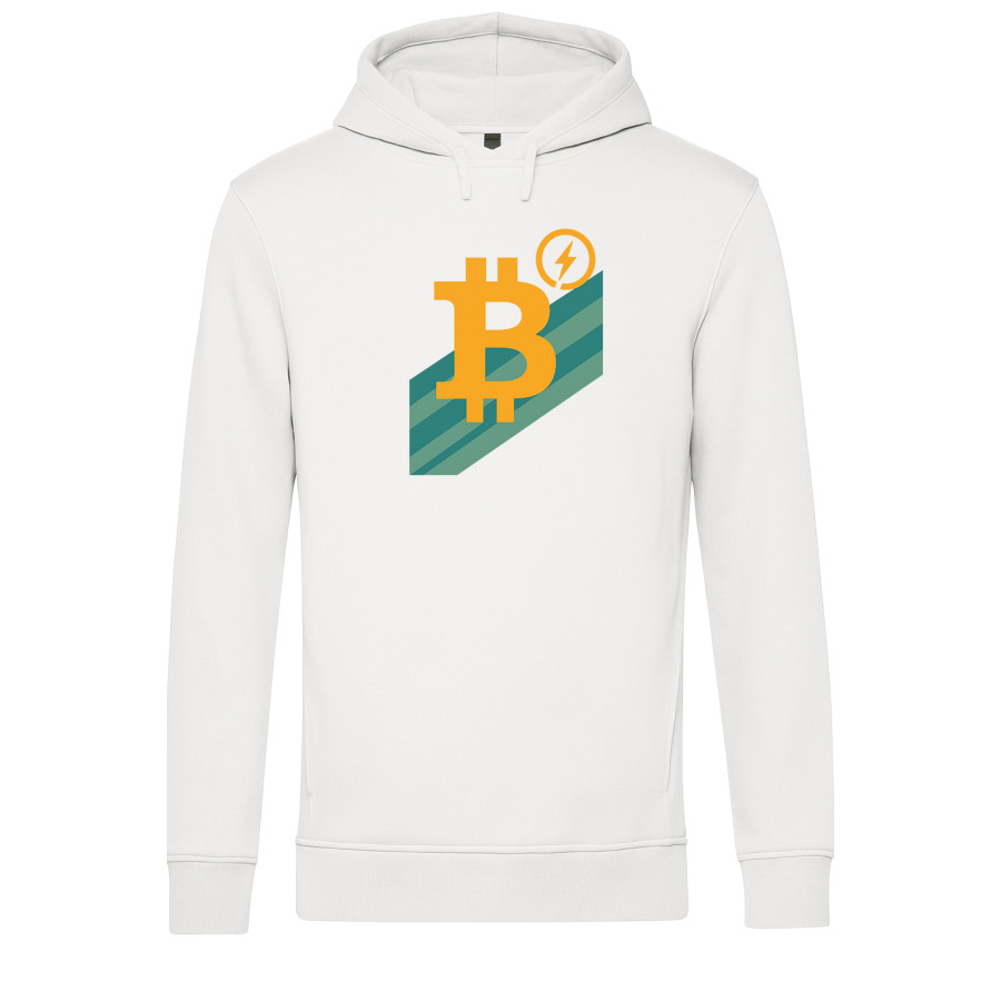 Biela Mikina Bitcoin power