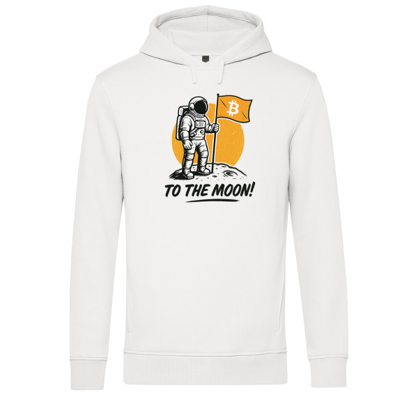 Biela Mikina To The Moon