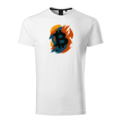 White T- Shirt Bitcoin