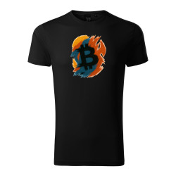 Black T- Shirt Bitcoin