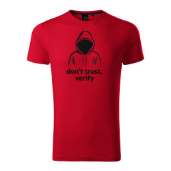 Red T- Shirt Dont trust, verify