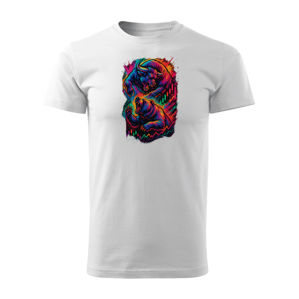 Weißes T-Shirt  Market Battle