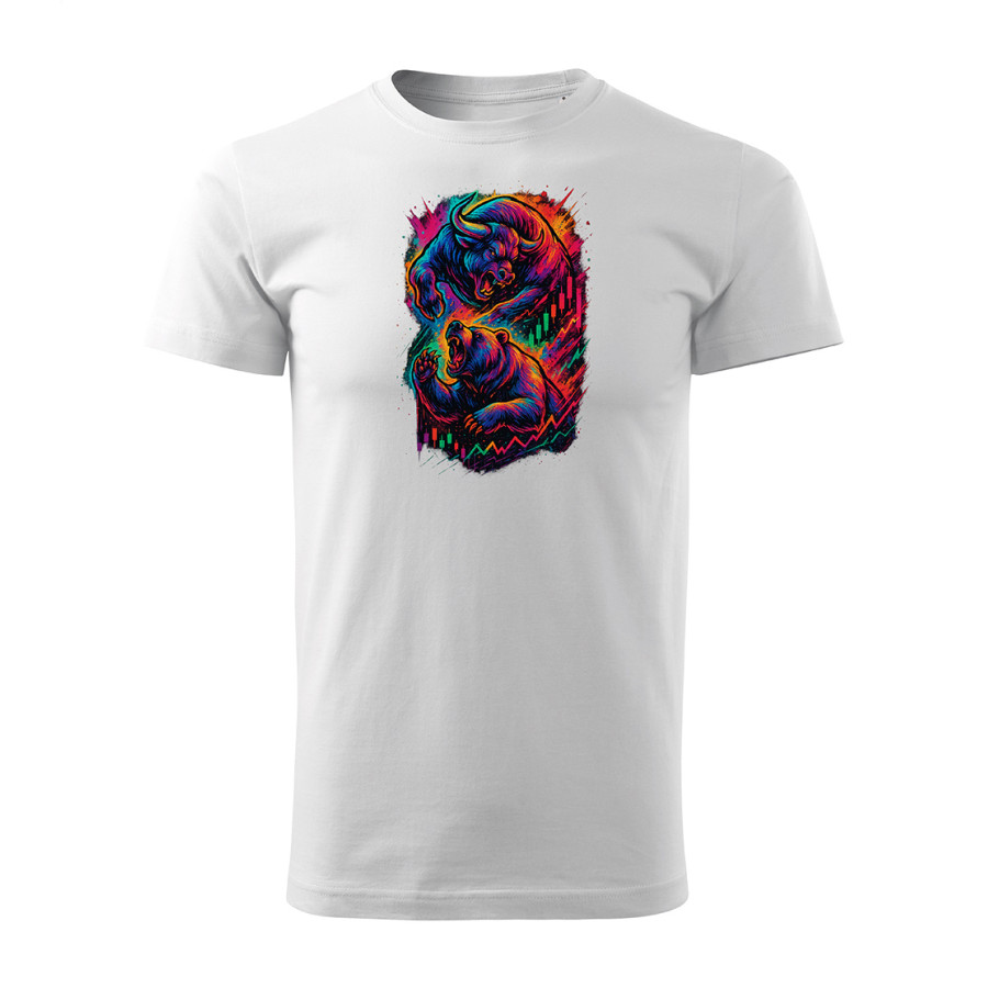 Weißes T-Shirt  Market Battle
