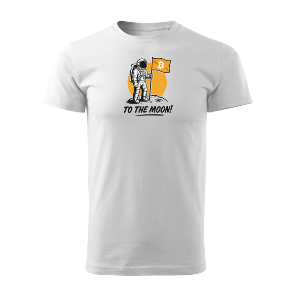 Weißes T-Shirt To The Moon