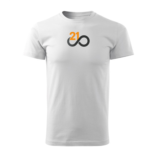 Weißes T-Shirt  21 Infinity