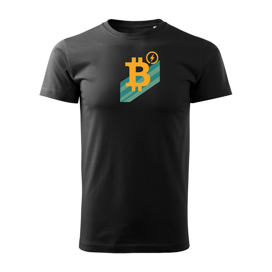Schwarzes T-Shirt  Bitcoin power