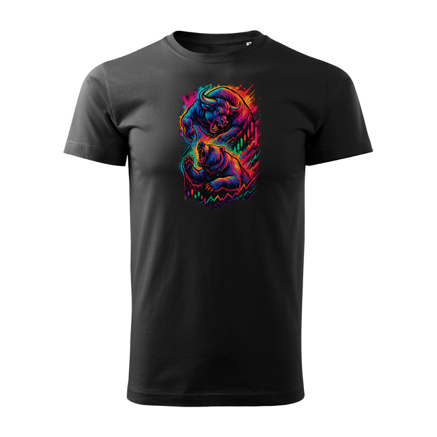 Schwarzes T-Shirt  Market Battle