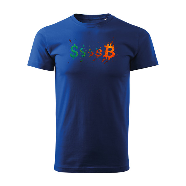 Blaues T-Shirt The Evolution of Money